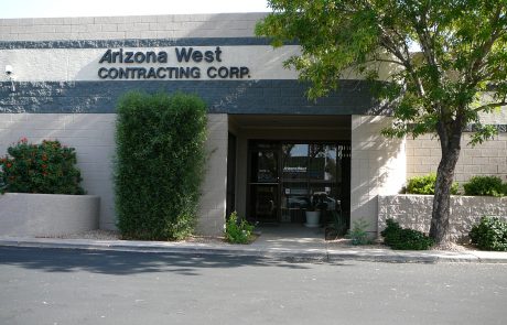 Arizona West Contracting Corporation old Mesa AZ office building