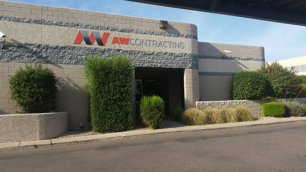 AW Contracting Corporation office building in Mesa, Arizona